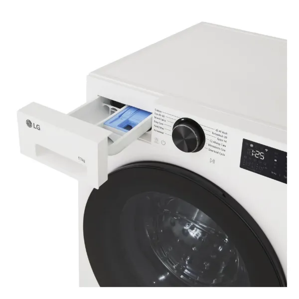 LG F4X5011TWB 11kg 1400 Spin Washing Machine - White