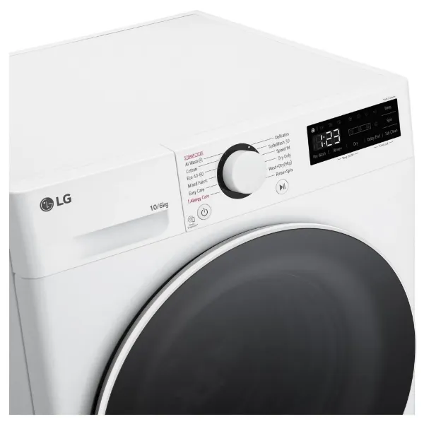 LG FWY706WWTN1 10kg/6kg 1400 Spin Washer Dryer - White