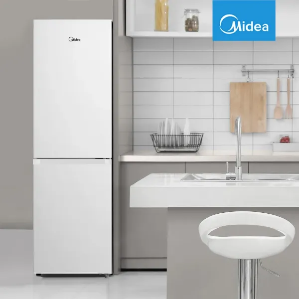 Midea MDRB379FGD01 54.7cm 60/40 Total No Frost Fridge Freezer - White