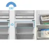 Midea MDRB379FGD01 54.7cm 60/40 Total No Frost Fridge Freezer - White