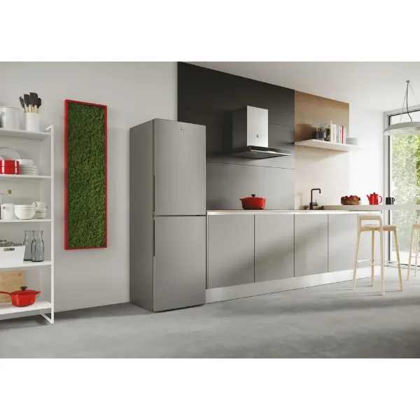 Hoover HVT3CLECKIHS-1 54.5cm 50/50 Low Frost Fridge Freezer - Silver