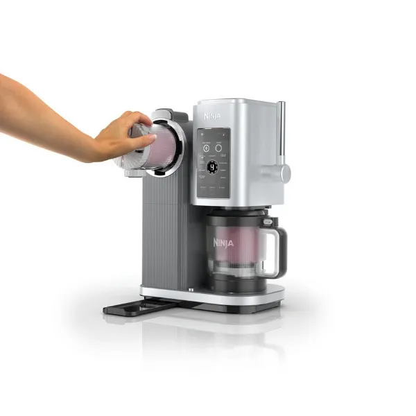 Ninja NC701UK Swirl by CREAMi 13-in-1 Soft Serve & Ice Cream Maker - Platinum Silver