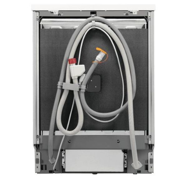 AEG FFB75727PW 7000 GlassCare SatelliteClean® 14 Place Setting Freestanding Dishwasher White_Rear View
