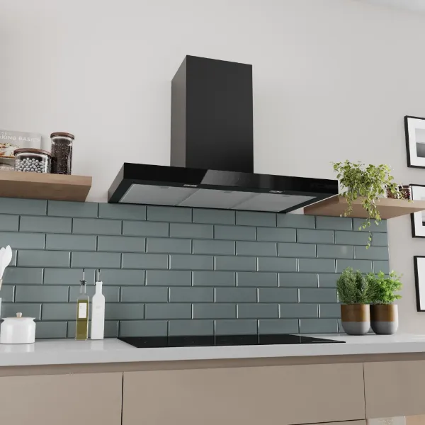 Bosch DWB97DN60B 90cm Wall-Mounted Cooker Hood in Matt Black 