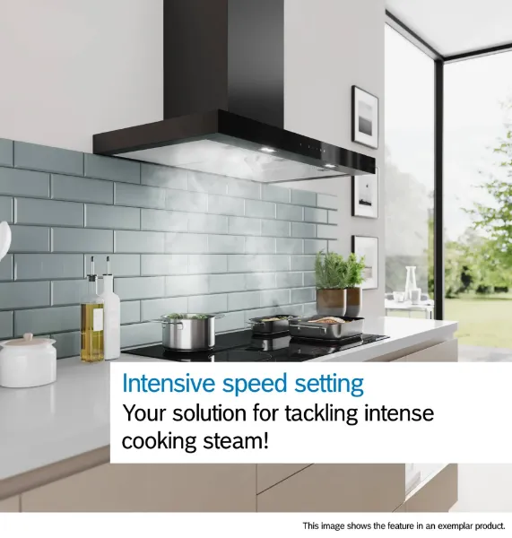 Bosch DWB97DN60B 90cm Wall-Mounted Cooker Hood in Matt Black 
