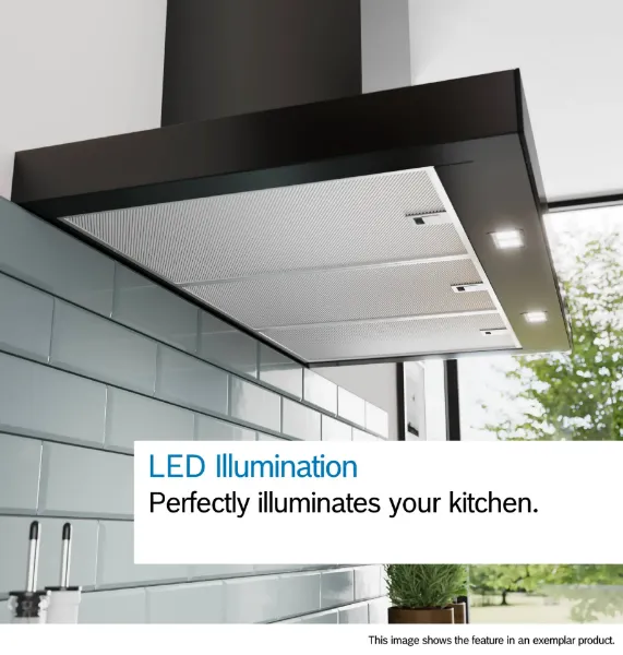 Bosch DWB97DN60B 90cm Wall-Mounted Cooker Hood in Matt Black 