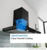 Bosch DWB97DN60B 90cm Wall-Mounted Cooker Hood in Matt Black 