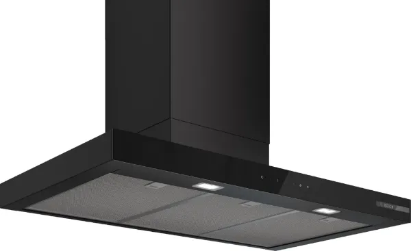 Bosch DWB97DN60B 90cm Wall-Mounted Cooker Hood in Matt Black 
