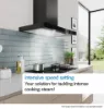 Bosch DWB67DN60B Series 6 60 cm Wall-mounted Cooker Hood in Matt Black  