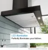 Bosch DWB67DN60B Series 6 60 cm Wall-mounted Cooker Hood in Matt Black  