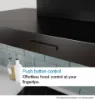 Bosch DWB65CC60B Series 4 60 cm Wall-mounted Cooker Hood in Matt Black 