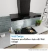Bosch DWB65CC60B Series 4 60 cm Wall-mounted Cooker Hood in Matt Black 