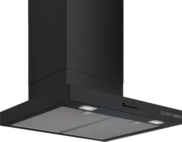 Bosch DWB65CC60B Series 4 60 cm Wall-mounted Cooker Hood in Matt Black 