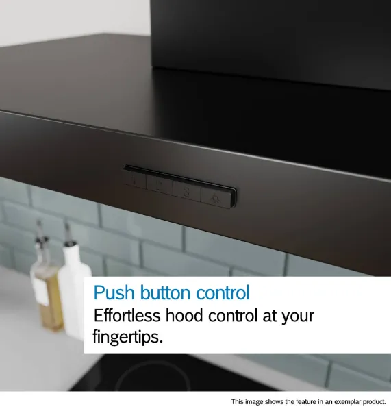 Bosch DWB65CC30B Series 4 60 cm Wall-mounted Cooker Hood in Stainless steel look