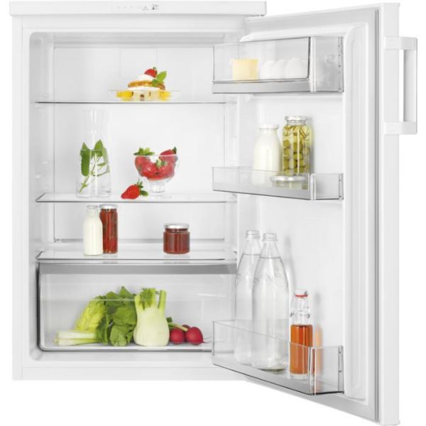 AEG OT5OR141DW 5000 OptiSpace 134L Freestanding Under Counter Fridge White_Open Door View