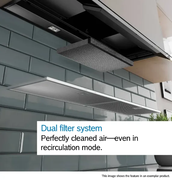 Bosch DBB97DP60B Integrated Design Hood in Matt black 