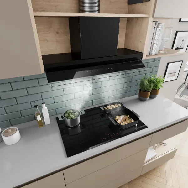 Bosch DBB97DP60B Integrated Design Hood in Matt black 