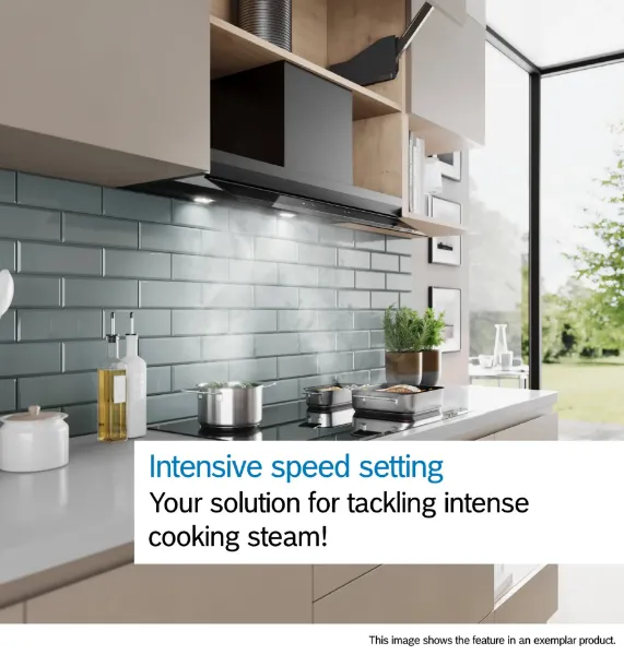 Bosch DBB67DP60B Integrated Design Hood in Matt black 