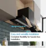 Bosch DBB65CC60B Integrated Design Hood in Matt Black 