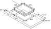 Bertazzoni P604PRONE Professional Series 60cm 4 Burner Gas Hob in Matt Black