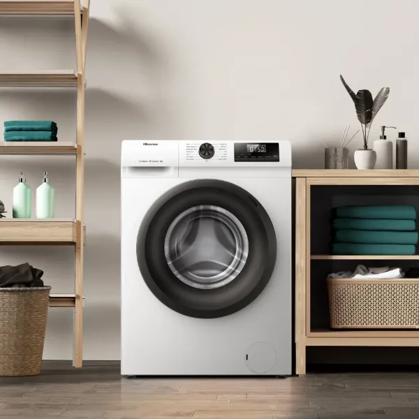 Hisense WF1Q8041BW 8kg 1400 Spin, Steam Washing Machine - White