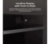 Hisense BI622ABPGUK  Built In Electric Single Steam, Plug & Play Oven - Jet Black