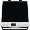 AEG CCX6740ACW 6000 SteamBake 60cm Freestanding Electric Ceramic Cooker White_Above View