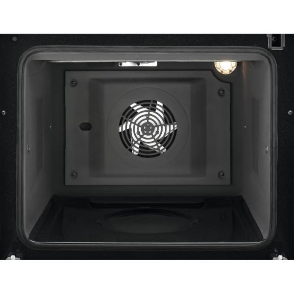 AEG CKX6540ACB 5000 SurroundCook 60cm Freestanding Dual Fuel Cooker Black_Open Main Oven View