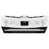 AEG CKX6540ACW 5000 SurroundCook 60cm Freestanding Dual Fuel Cooker White_Gas Hob Close Up