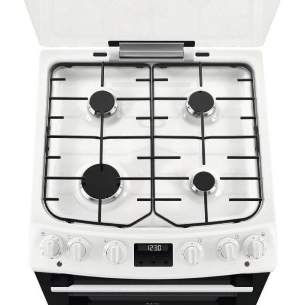 AEG CKX6540ACW 5000 SurroundCook 60cm Freestanding Dual Fuel Cooker White_Above View