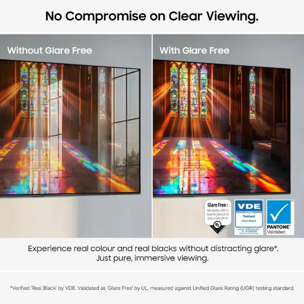 Samsung QE77S90HATXXU 77" OLED Glare Free Vision AI Smart TV