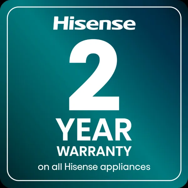 Hisense HDE3211BBUK 60cm Double Oven Electric Cooker with Ceramic Hob - Black