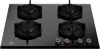 Bertazzoni P604PROGNE Professional Series 60cm 4 Burner Gas Hob in Black Glass