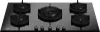 Bertazzoni P905CPROGNE Professional Series 90cm 5 Burner with Central Wok Burner Gas Hob in Black Glass