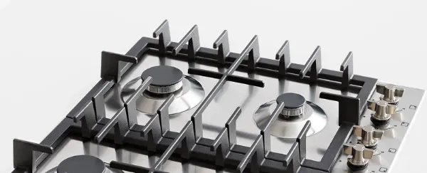Bertazzoni P604MODX Modern Series 60cm 4 Burner Gas Hob in Stainless Steel