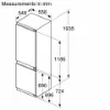 Bosch KIN96VFD0G Series 4 Integrated Fridge Freezer