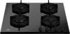 Bertazzoni P604MODGNE Modern Series 60cm 4 Burners Gas Hob in Black Glass