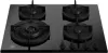 Bertazzoni P604LMODGNE Modern Series 60cm 4 Burner Gas Hob with Wok Burner in Black Glass