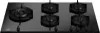 Bertazzoni P905LMODGNE Modern Series 90cm 5 Burner with Left Wok Burner Gas Hob in Black Glass