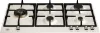 Bertazzoni P905LHERAX Heritage Series 90cm 5 Burner with Left Wok Burner Gas Hob in Ivory Chrome