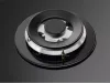 AEG HKB75450NB 8000 FlameLight 75cm Gas On Glass Hob Black_Wok Burner Detail