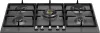 Bertazzoni P905CHERNE Heritage Series 90cm 5 Burner with Central Wok Burner Gas Hob in Matt Black