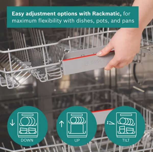 Bosch SMD6ZCX61G Series 6 Fully-integrated dishwasher 60 cm