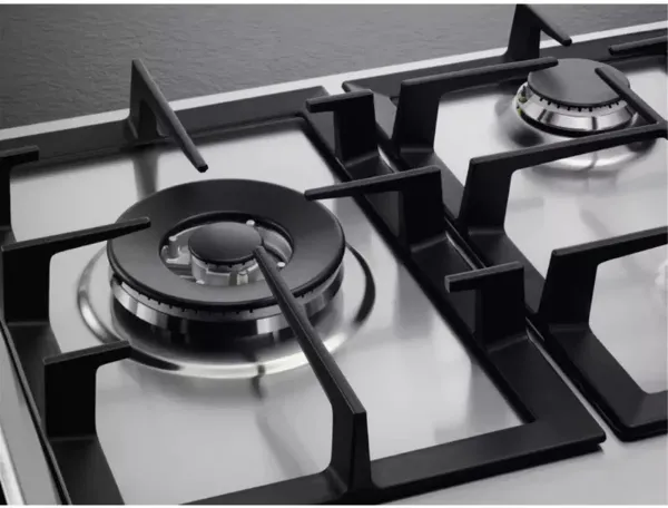 AEG HGB95522YM 90cm Gas Hob Stainless Steel_Wok Burner Detail