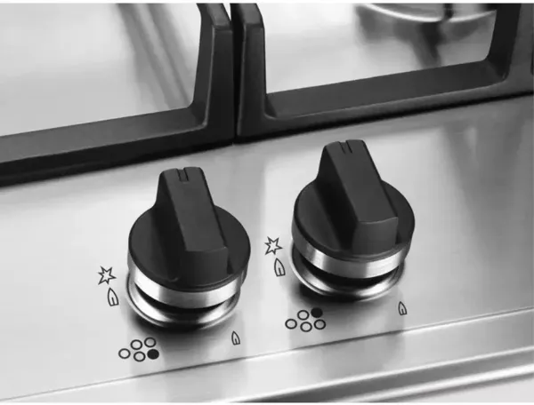 AEG HGB95522YM 90cm Gas Hob Stainless Steel_Control Knob Detail