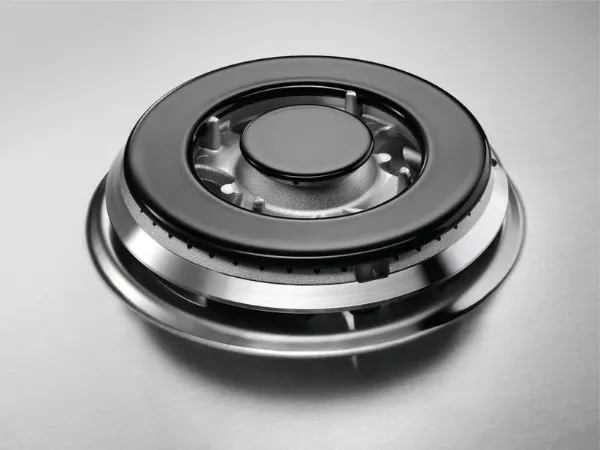AEG HGB75500SM 3000 Slim Line Gas Hob Stainless Steel_Wok Burner Detail