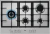 AEG HGB75500SM 3000 Slim Line Gas Hob Stainless Steel_Front View
