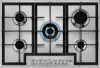AEG HGB75400SM 3000 Slim Line Gas Hob Stainless Steel_Front View