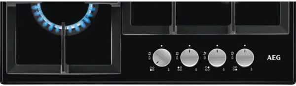 AEG HGX64200SB 3000 Slim Line Gas Hob Black_Control Knob Detail