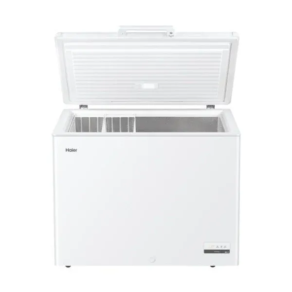 Haier HCE301E Chest Freezer - White - 300L_open